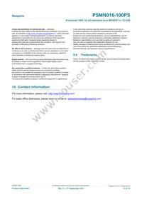 PSMN016-100PS Datasheet Page 13