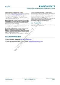 PSMN016-100YS Datasheet Page 14