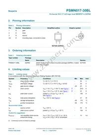 PSMN017-30BL Datasheet Page 2