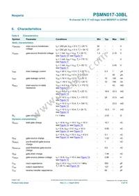 PSMN017-30BL Datasheet Page 5