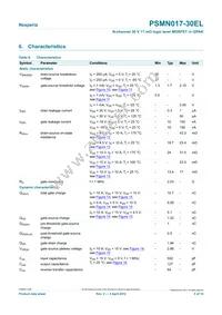 PSMN017-30EL Datasheet Page 5