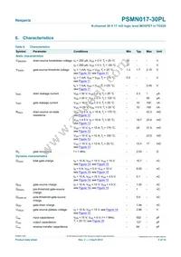PSMN017-30PL Datasheet Page 5