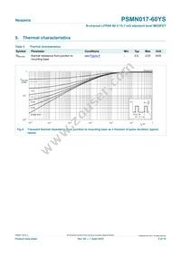 PSMN017-60YS Datasheet Page 5