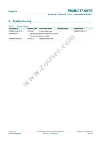 PSMN017-60YS Datasheet Page 12