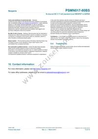 PSMN017-80BS Datasheet Page 13