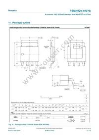 PSMN020-100YS Datasheet Page 11