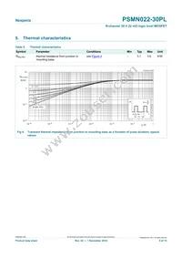 PSMN022-30PL Datasheet Page 5