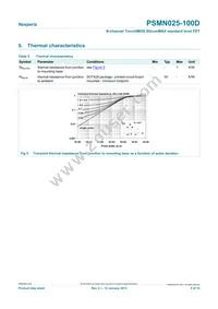 PSMN025-100D Datasheet Page 5