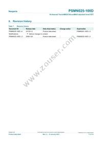 PSMN025-100D Datasheet Page 11