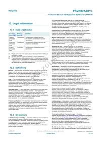 PSMN025-80YLX Datasheet Page 11