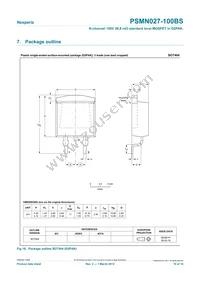 PSMN027-100BS Datasheet Page 10