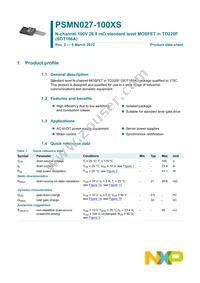 PSMN027-100XS Datasheet Page 2