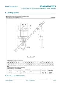 PSMN027-100XS Datasheet Page 12