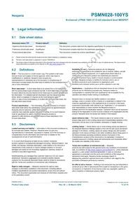 PSMN028-100YS Datasheet Page 13