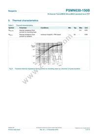 PSMN030-150B Datasheet Page 4