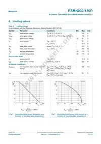 PSMN030-150P Datasheet Page 3