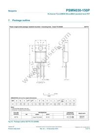 PSMN030-150P Datasheet Page 9