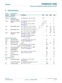 PSMN035-150B Datasheet Page 5