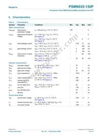 PSMN035-150P Datasheet Page 6