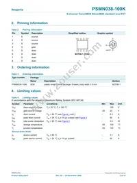 PSMN038-100K Datasheet Page 2
