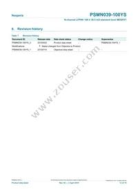 PSMN039-100YS Datasheet Page 12