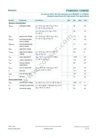 PSMN040-100MSEX Datasheet Page 6