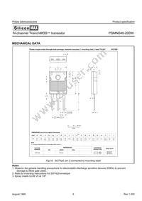 PSMN040-200W Datasheet Page 6