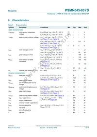 PSMN045-80YS Datasheet Page 6