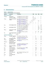 PSMN050-80BS Datasheet Page 5