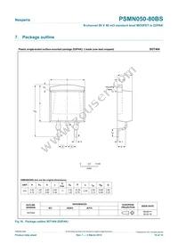 PSMN050-80BS Datasheet Page 10