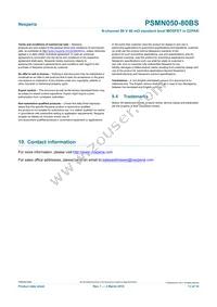 PSMN050-80BS Datasheet Page 13