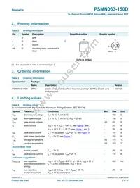 PSMN063-150D Datasheet Page 2