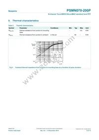 PSMN070-200P Datasheet Page 5