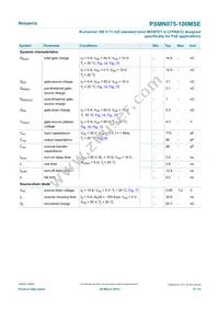 PSMN075-100MSEX Datasheet Page 6