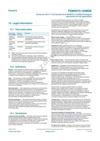 PSMN075-100MSEX Datasheet Page 11