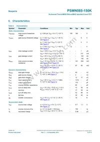 PSMN085-150K Datasheet Page 5