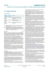 PSMN0R7-25YLDX Datasheet Page 12