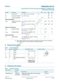PSMN0R9-30YLDX Datasheet Page 2
