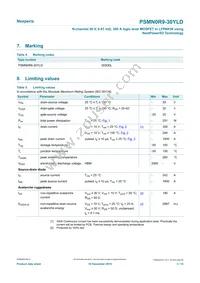 PSMN0R9-30YLDX Datasheet Page 3