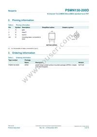 PSMN130-200D Datasheet Page 2