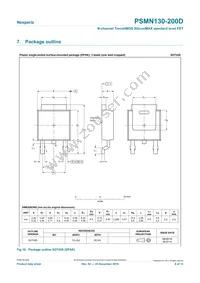 PSMN130-200D Datasheet Page 8