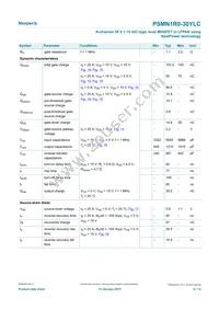 PSMN1R0-30YLC Datasheet Page 6