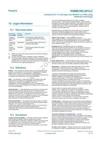 PSMN1R0-30YLC Datasheet Page 12