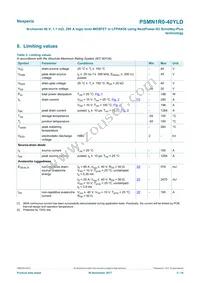 PSMN1R0-40YLDX Datasheet Page 3