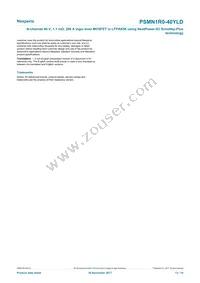PSMN1R0-40YLDX Datasheet Page 13