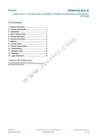 PSMN1R0-40YLDX Datasheet Page 14