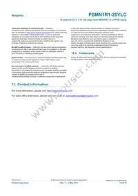 PSMN1R1-25YLC Datasheet Page 14