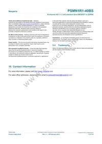 PSMN1R1-40BS Datasheet Page 13