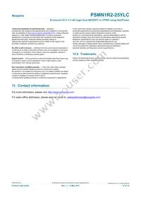 PSMN1R2-25YLC Datasheet Page 14