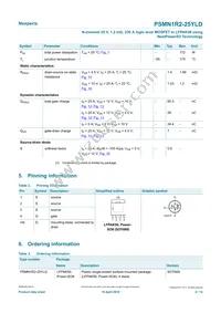 PSMN1R2-25YLDX Datasheet Page 2